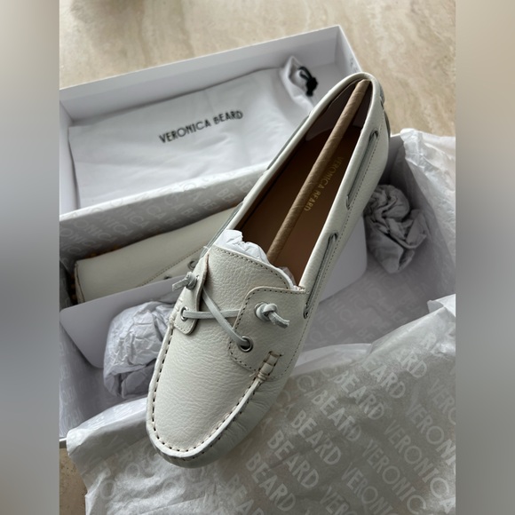 Veronica Beard Jia Boater Loafer in Coconut - Picture 6 of 6